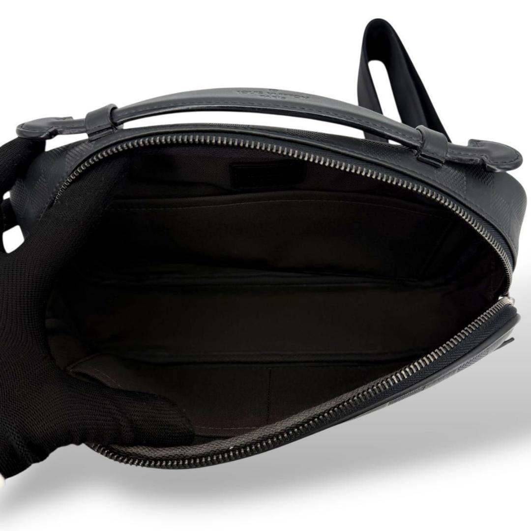 [新品未使用] ルイヴィトン　ダミエ　アンフィニ　アンブレール　ボディバッグ　黒