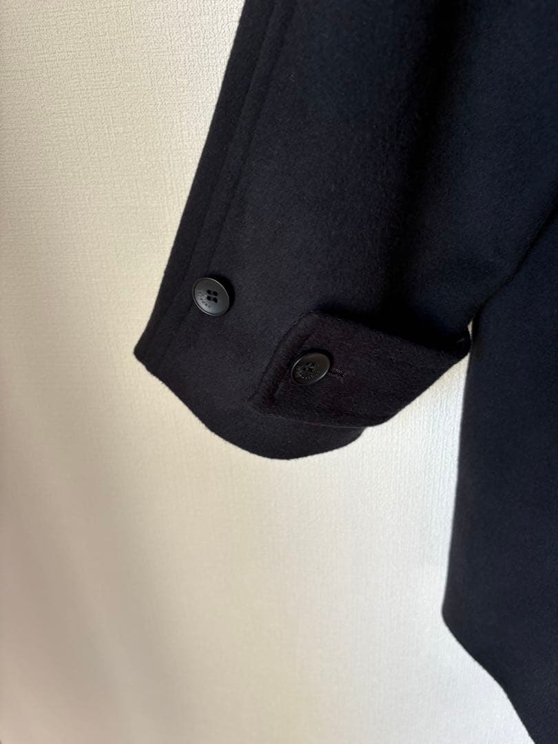 UNDECORATED wool cashmere coatブラック 日本製