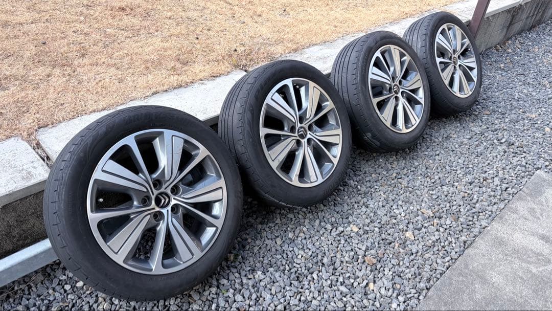 シトロエン グランドC4ピカソ純正ホイール17㌅+ブリヂストン夏タイヤ6