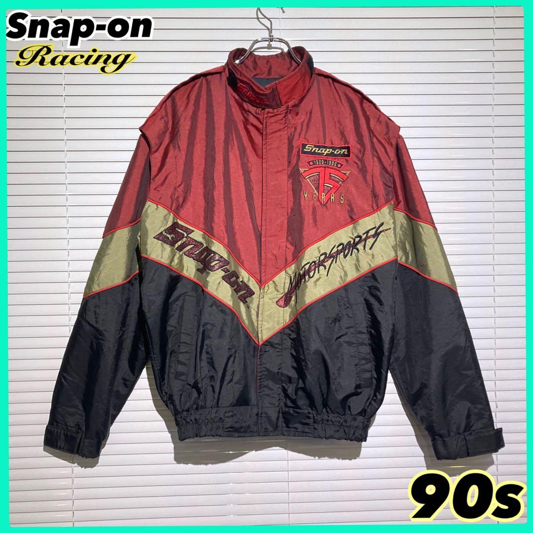 超希少】スナップオン レーシング ナイロンジャケット 75周年 90s 刺繍
