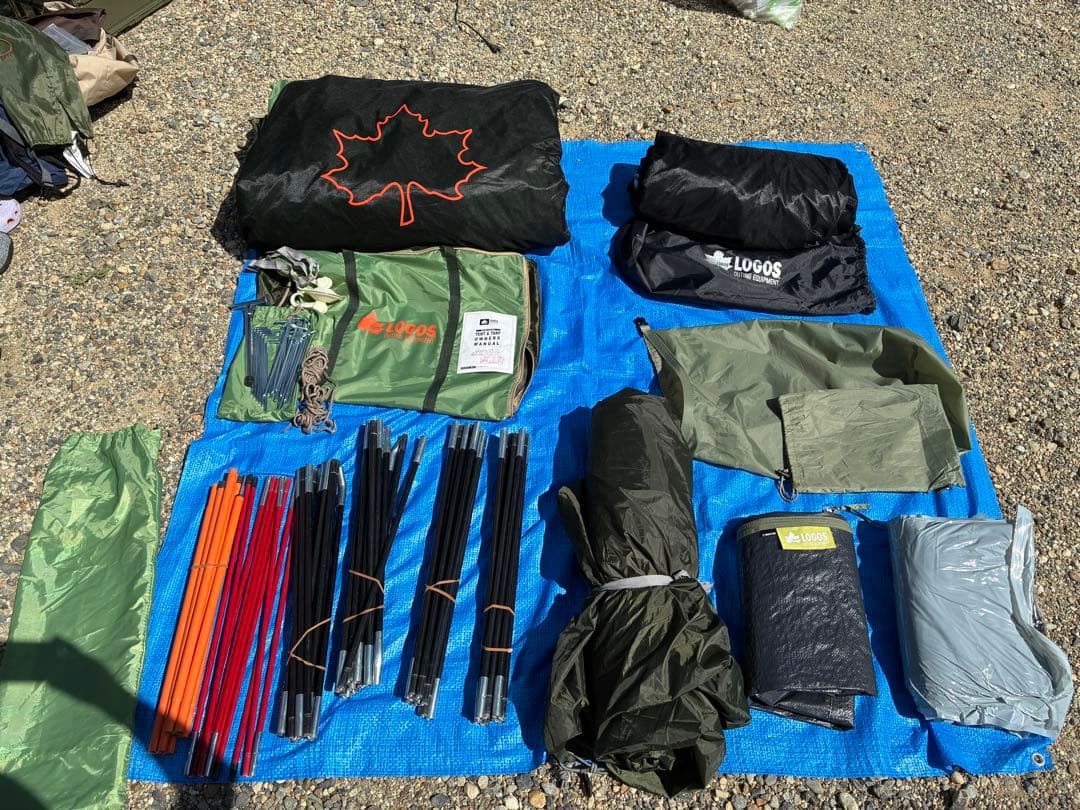 【お買い得品】LOGOS スクリーンドゥーブル XL-BJ＆デビルブロックセット