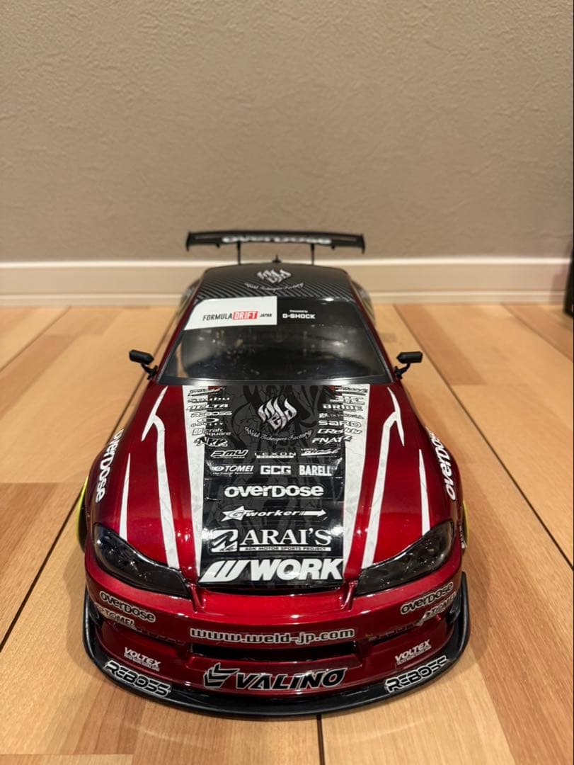 S15 シルビア　ラジコン　ボディ　overdose 六号機