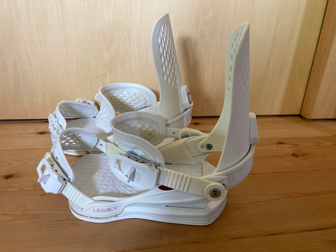 UNION LEGACY ホワイト スノーボードビンディング Mサイズ