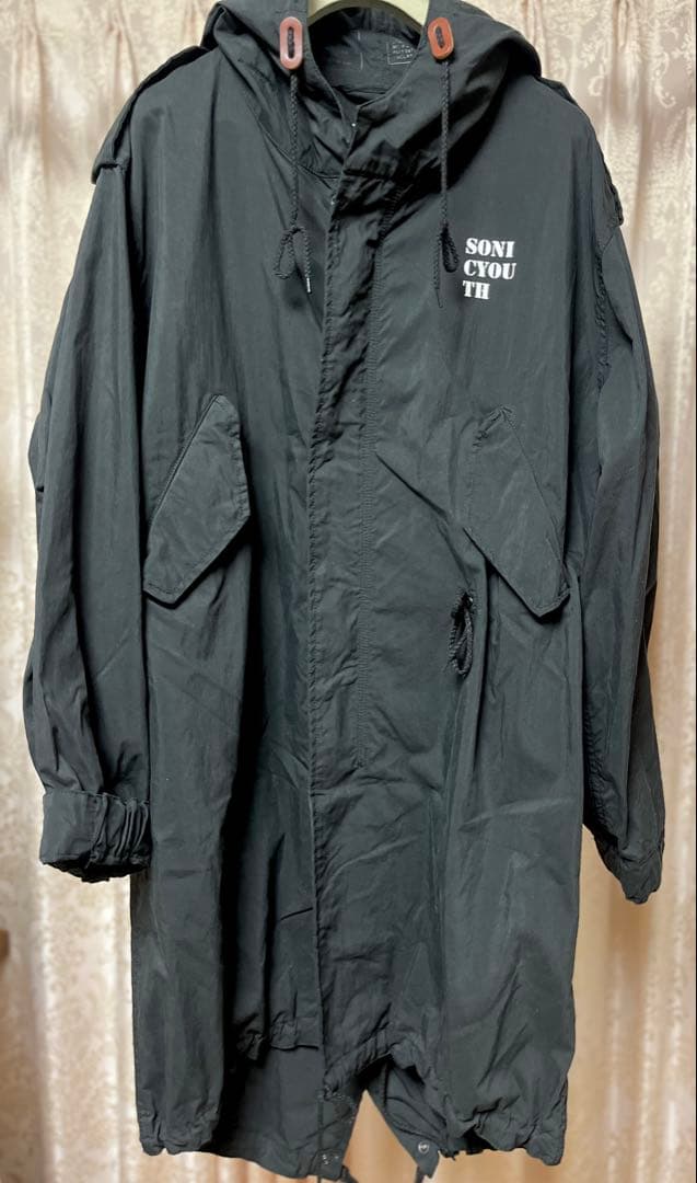 Sonic Youthモッズコート 黒 グラフィック レア 未使用品 最終価格