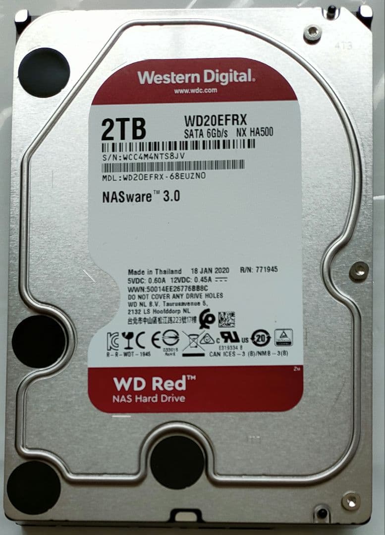 wackwack品　SONY BDZ-ZW550 2TB仕様