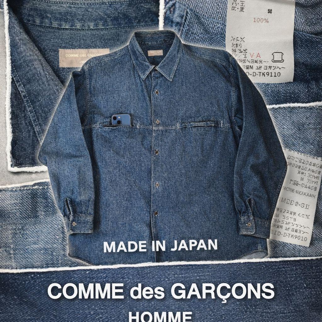 コムデギャルソンオム デニムシャツ XL相当 田中オム期 良フェード