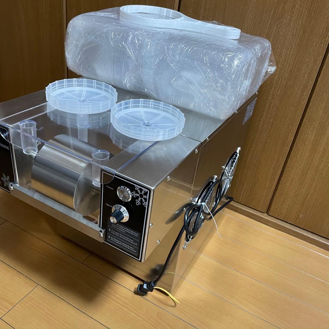 冬でも利益が出せるレシピ有】食品衛生法クリア済氷のいらないかき氷機