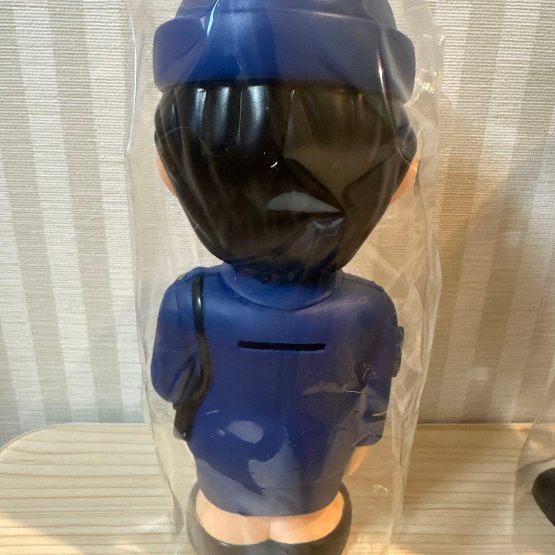 わたしたちの街のおまわりさん人形 埼玉警察 ソフビ 貯金箱 非売品