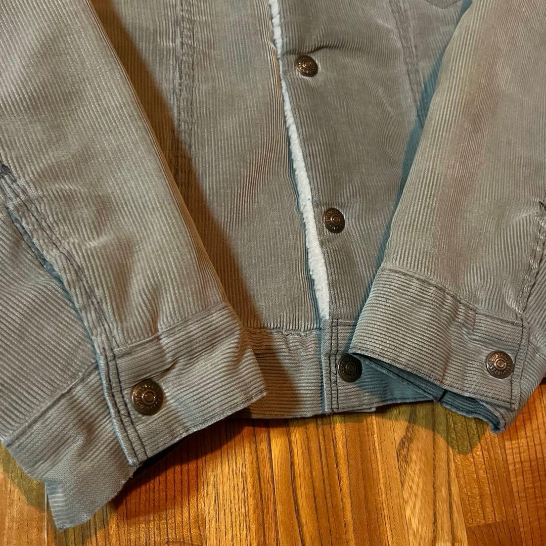 リーバイス 70s 80s グレー ボア ヴィンテージ デニム ジャケット 38