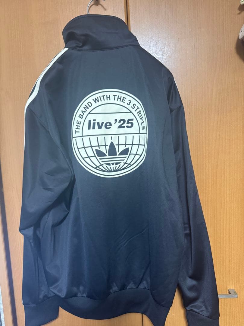 adidas x Oasis ツアーファイヤーバードトラックトップ ブラックL