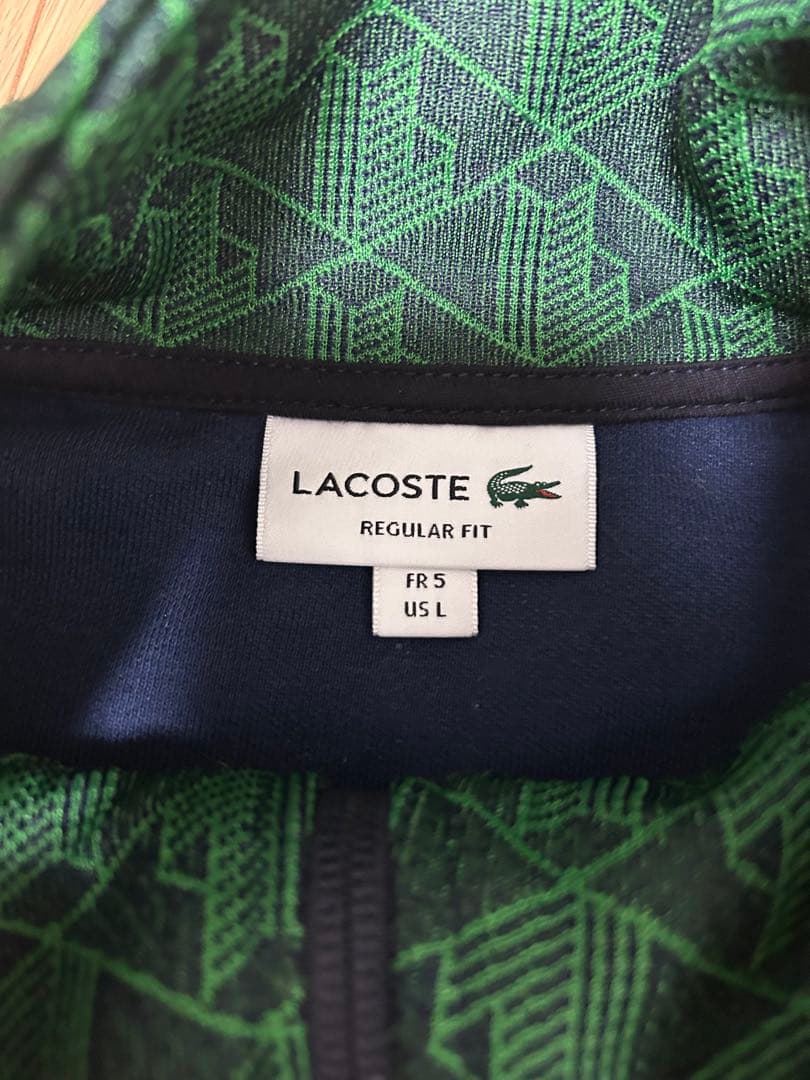 完売品　美品　LACOSTE モノグラム　トラックジャケット　オーバーサイズ