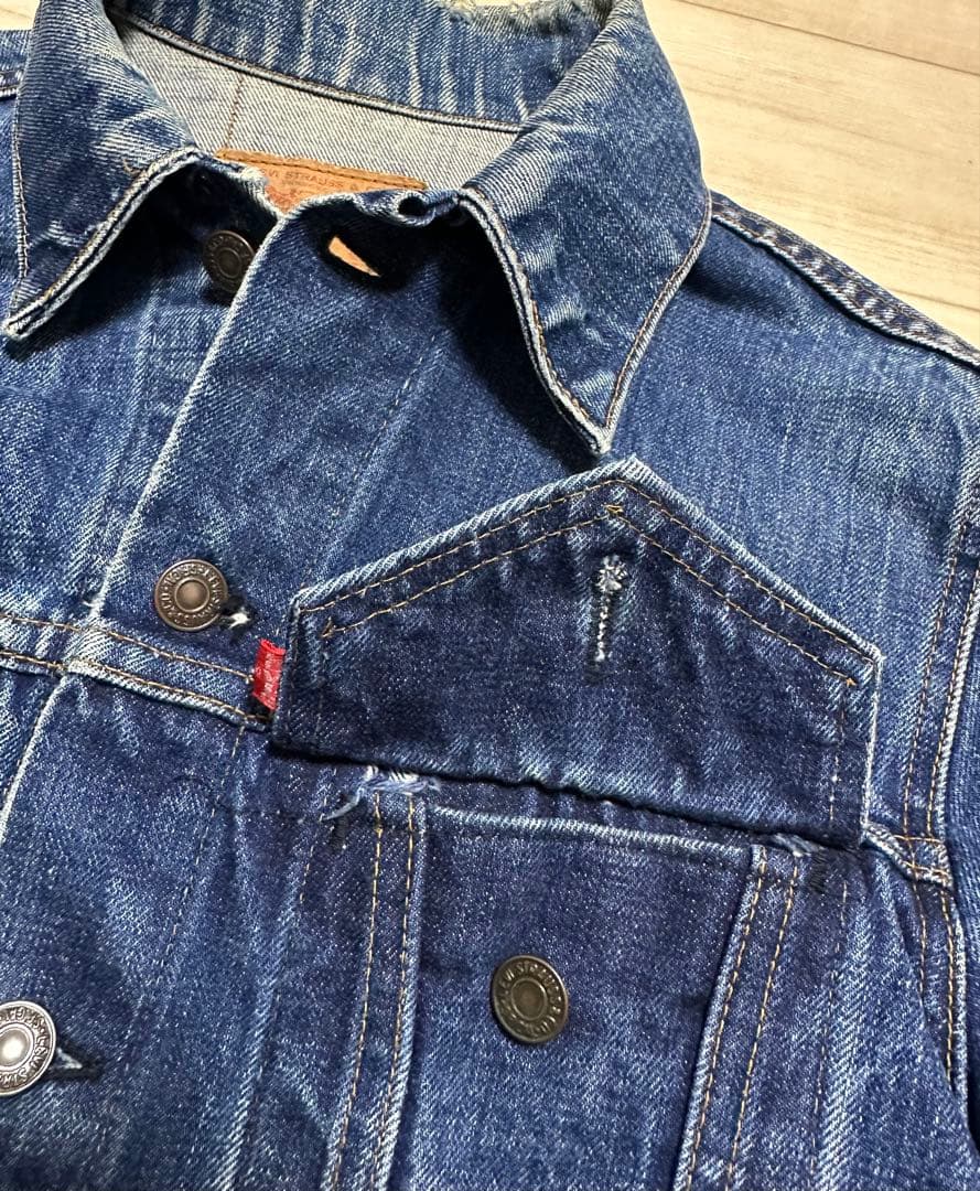 70s Levi's 70505 e 布ケアタグ ヴィンテージ
