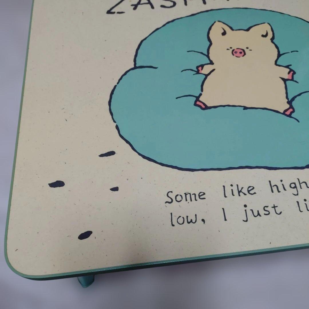 レア ザシキブタ 座卓 折りたたみテーブル サンリオ 1985 昭和