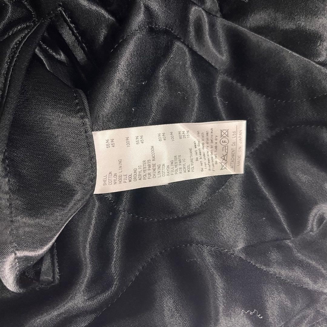 ジャケット・アウター ATTACHMENT N-2B real fur ma-1 Jacket