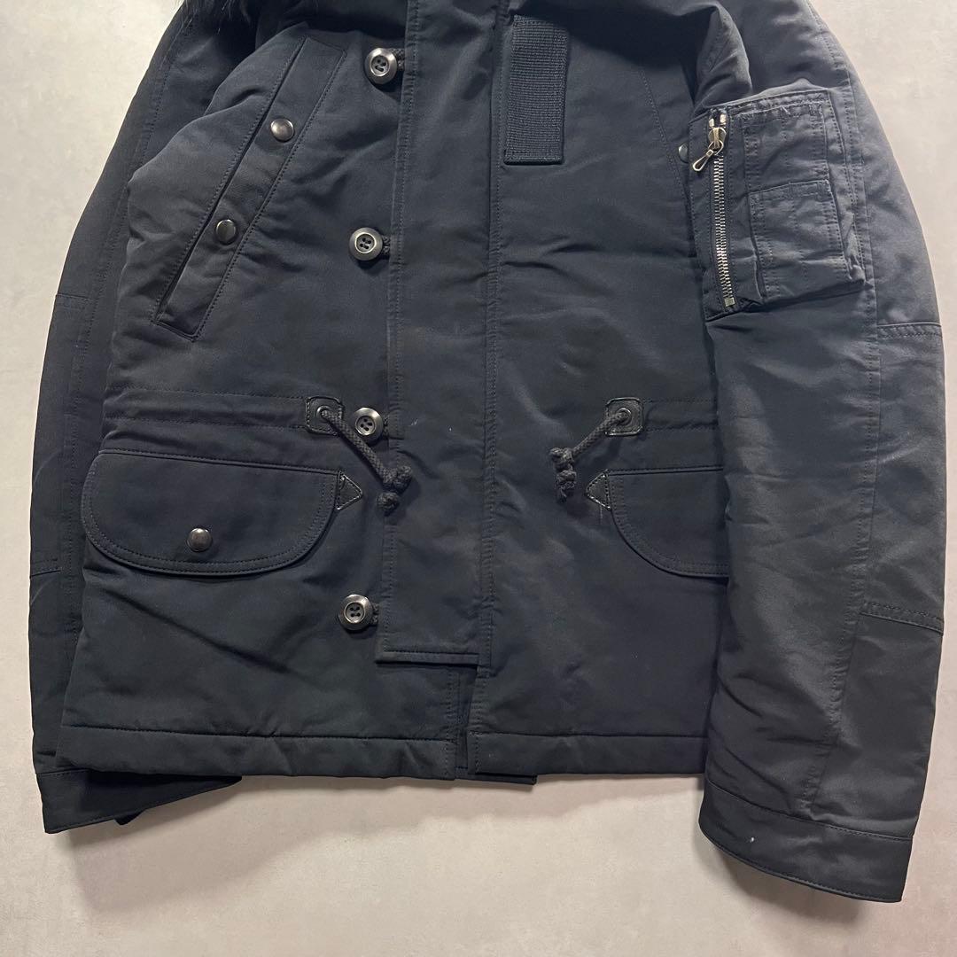 ジャケット・アウター ATTACHMENT N-2B real fur ma-1 Jacket