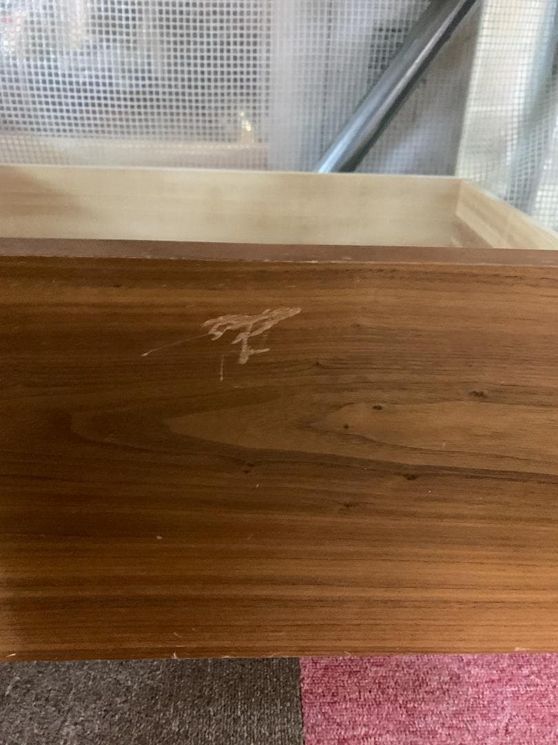 ☆943 無印 ウォールナット ベッドフレーム セミダブル 地域限定組立送料無料