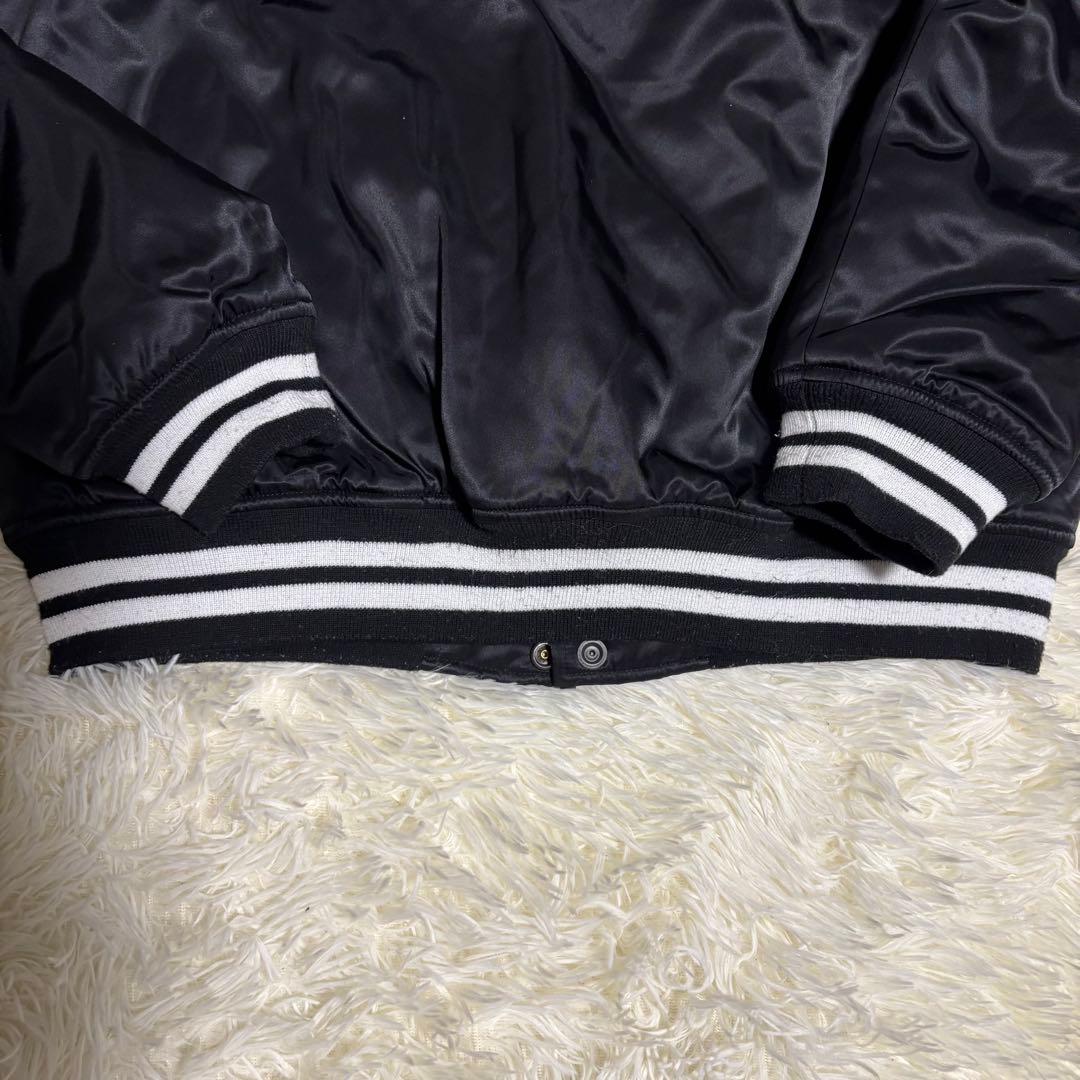 【大人気✨】 Mr.BATHING APE エイプ　スタジャン　ブラック　長袖