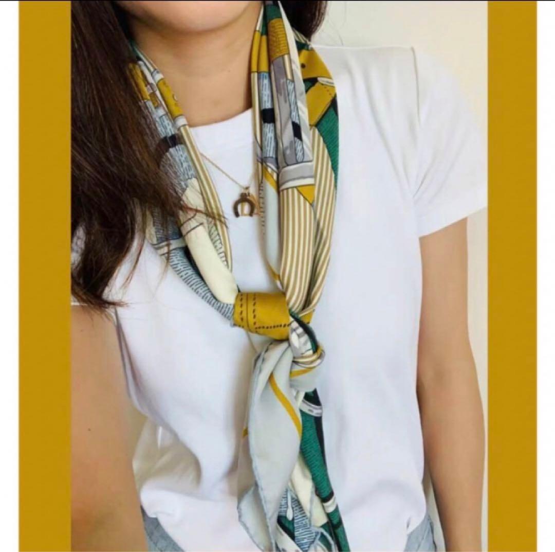 専用❣️エルメス　スカーフ　ウォッシュ　カレ90