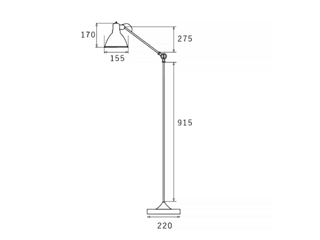 トゥルクフロアーランプS（TURKU Floor Lamp SEN-009ハモサ