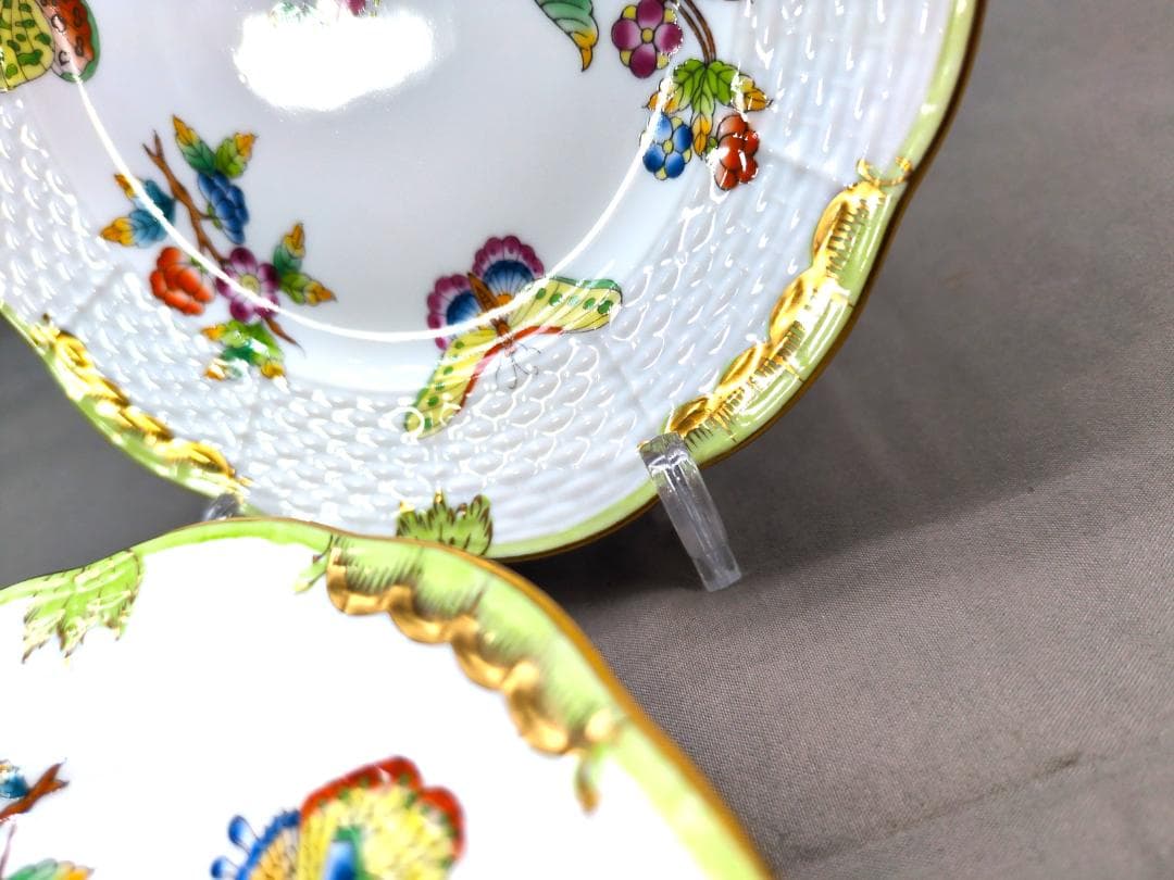 ヘレンド　ヴィクトリアブーケ（VBO）プレート　6枚セット　16.5cm