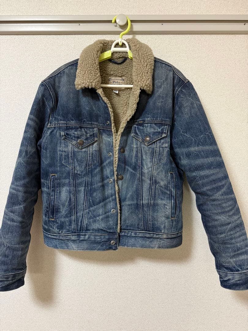 Polo Ralph Lauren ボアデニムジャケット - メルカリ