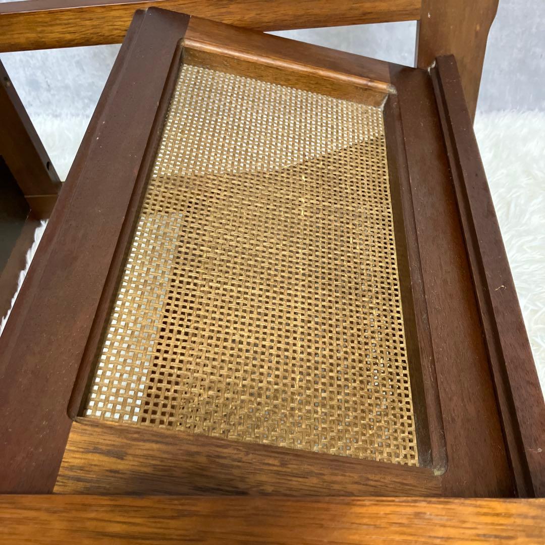【美品】maruni　マルニ木工　地中海　マガジンラック　サイドテーブル