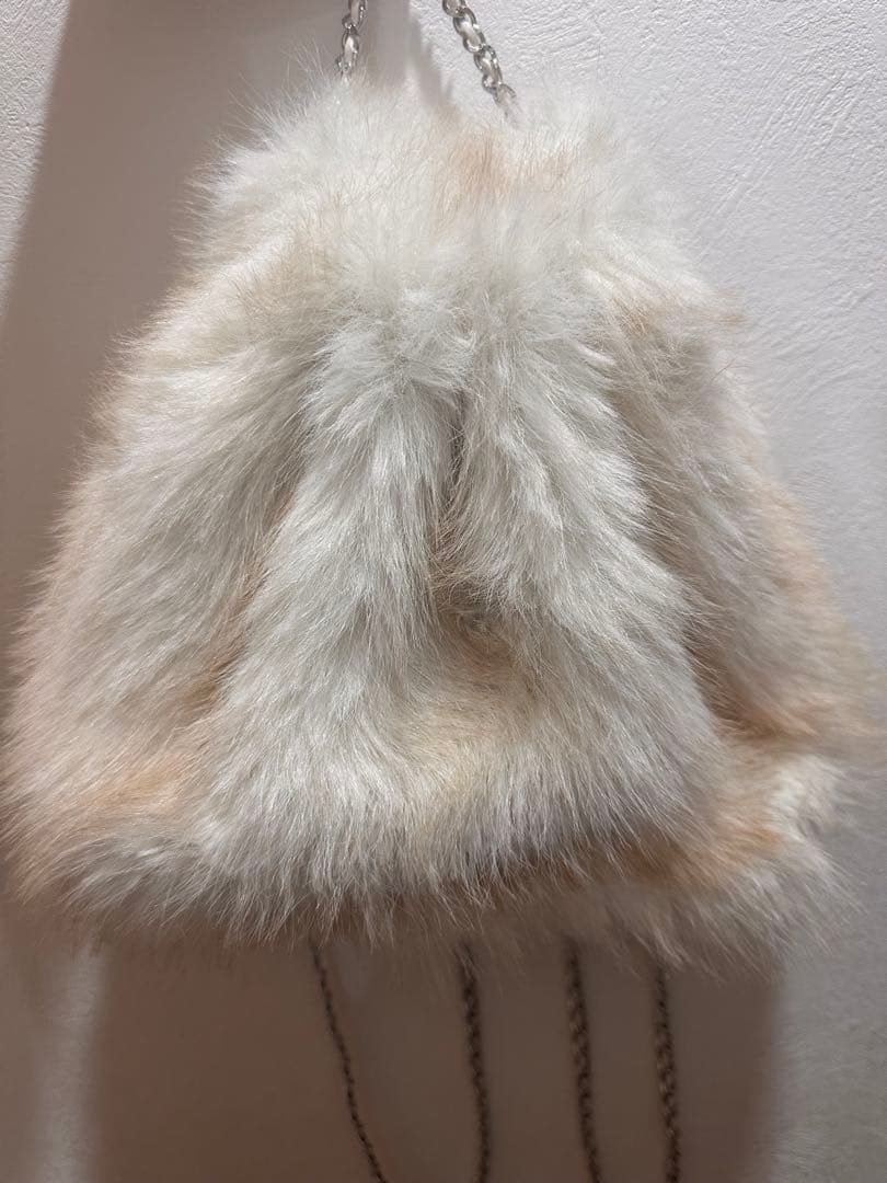 the barnnet ファードローストリングバックパック　アイボリー