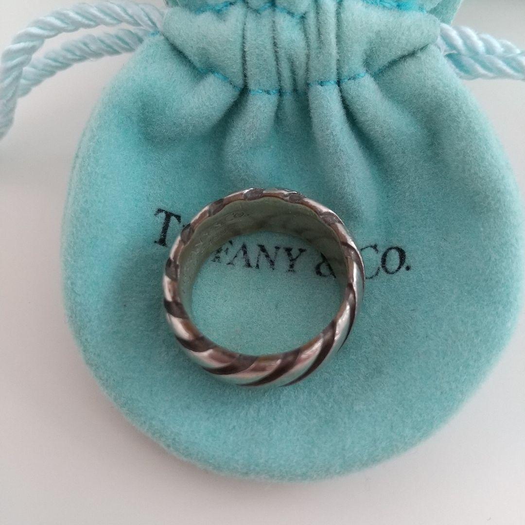 希少】TIFFANY ツイスト リング スパイラル約10号 SV925 - メルカリ