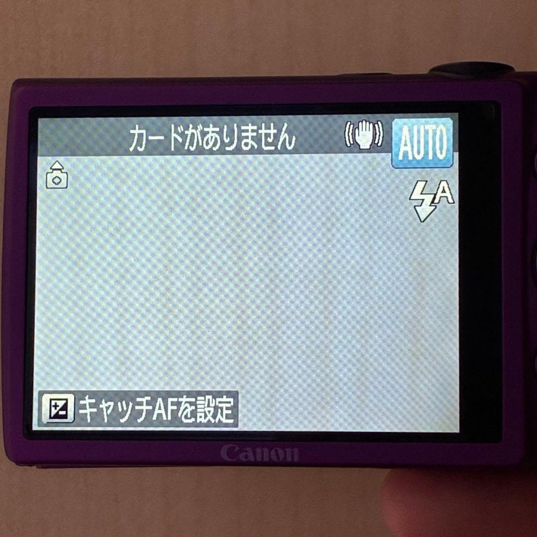 Canon IXY 600F パープル 本体と付属品セット