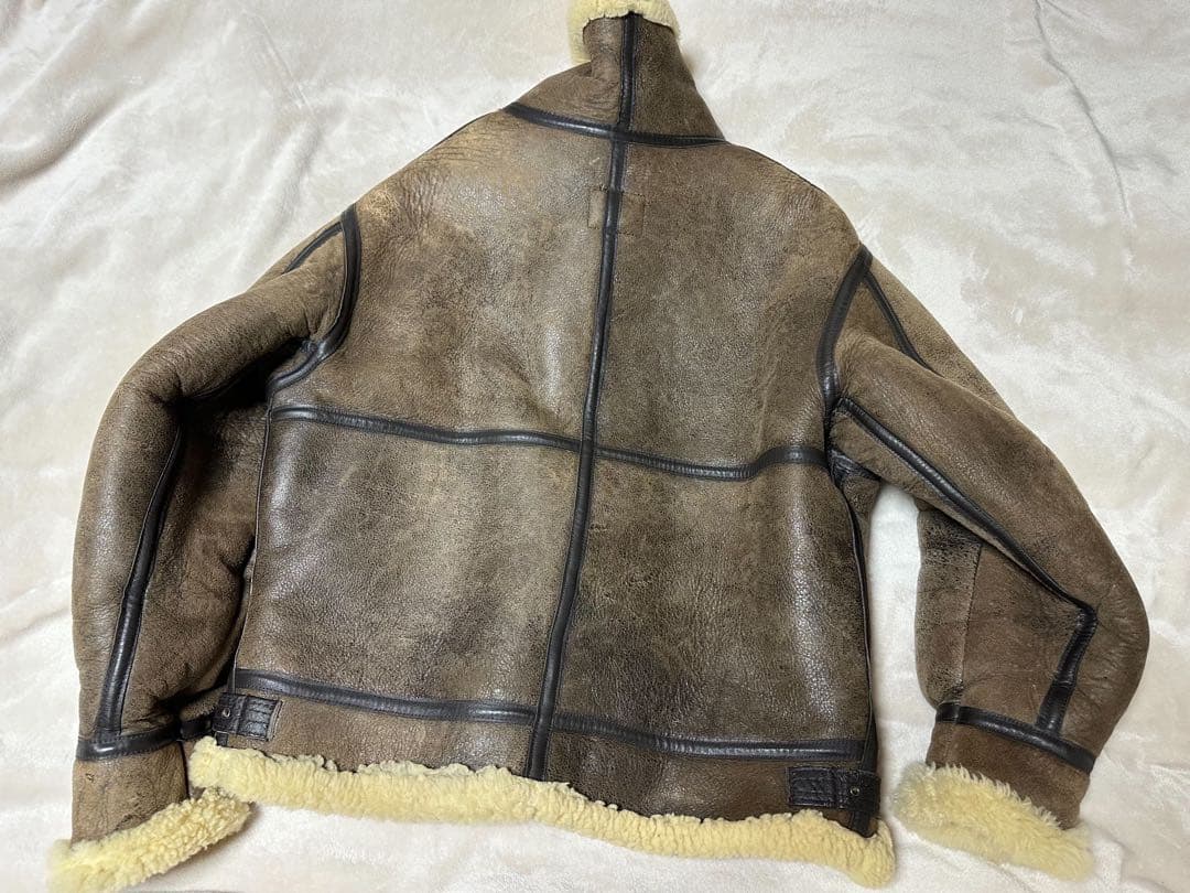 AVIREX Ｂ-3 ムートンジャケット★米国製サイズ40