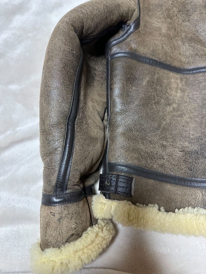 AVIREX Ｂ-3 ムートンジャケット★米国製サイズ40