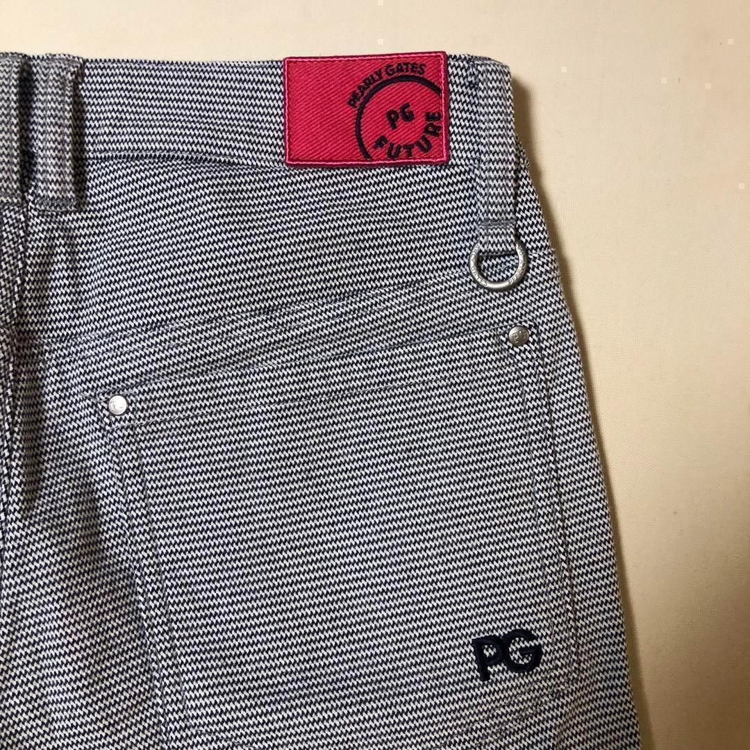 パーリーゲイツ 冬用 裏起毛 パンツ ネイビー サイズ0