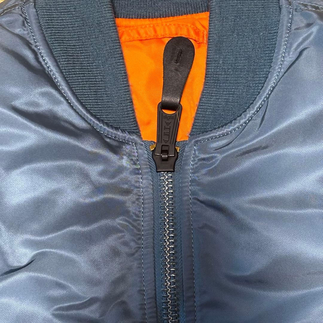 アルファインダストリーズ MA-1 フライトジャケット エアフォースブルー M