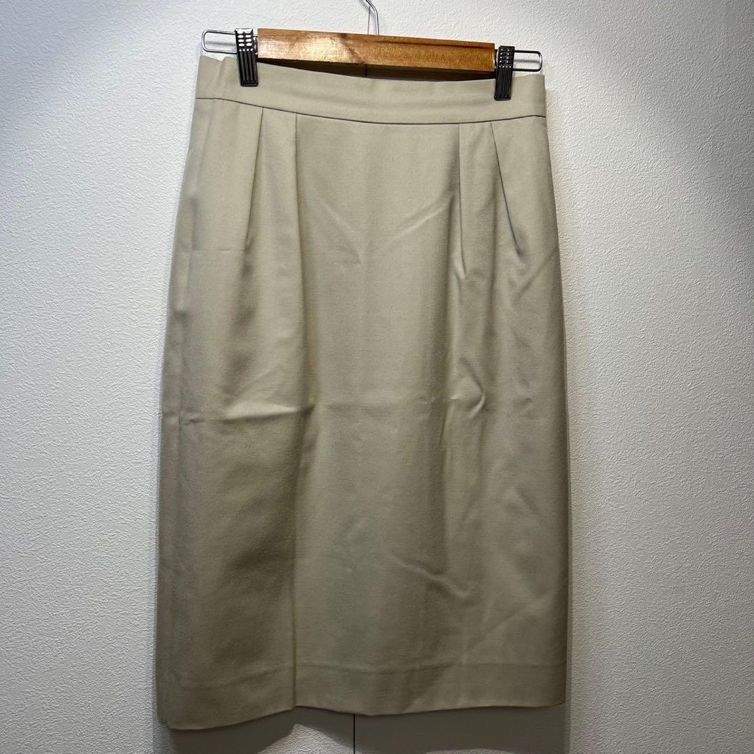 希少 クリスチャンディオール 上質 ウール タック デザイン タイト