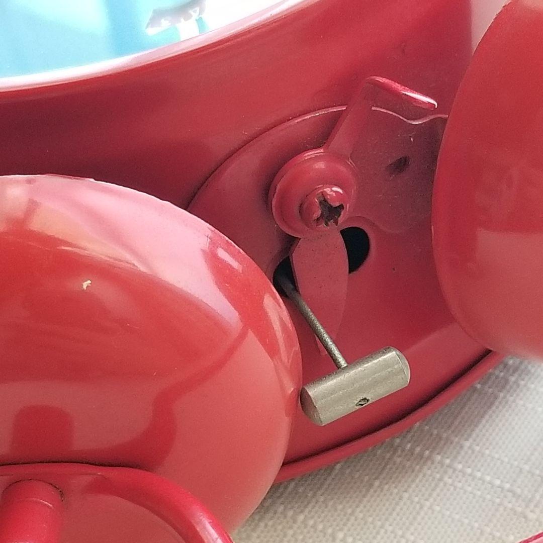 90s バックスバニー 目覚まし時計 手巻き 稼働品 ベル 大音量 【希少