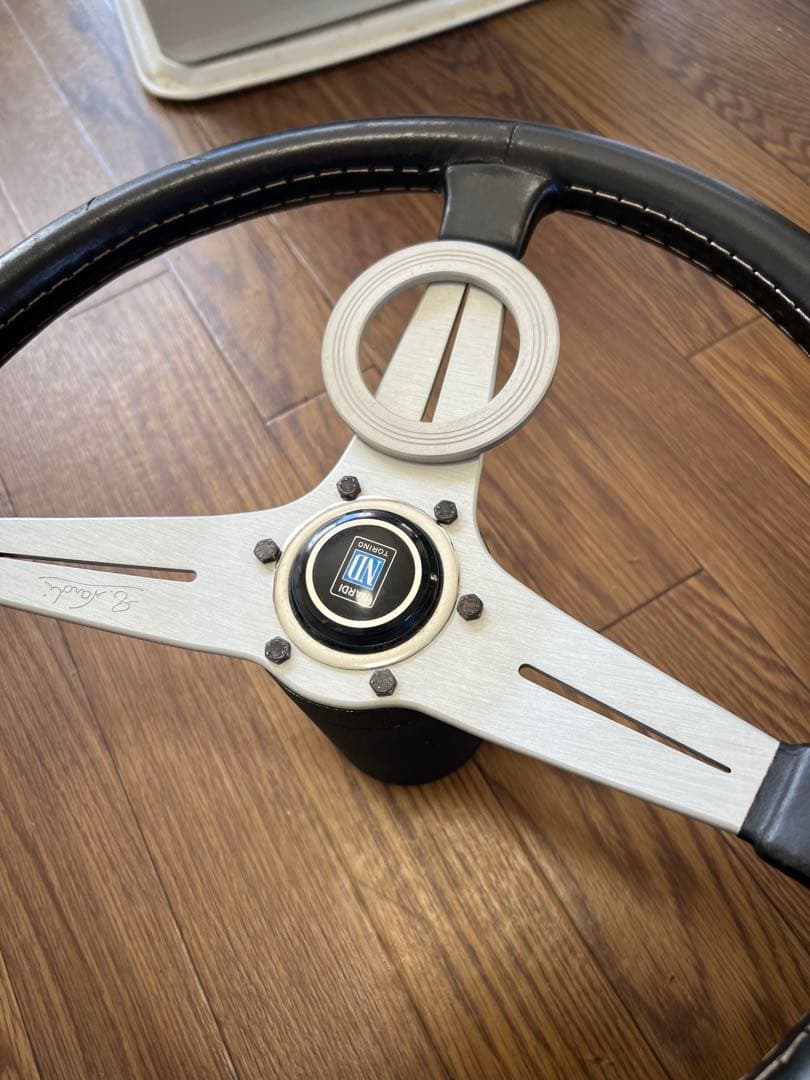 大径 希少】ナルディ クラシック ブラック φ39 ステアリング 旧車 当時物