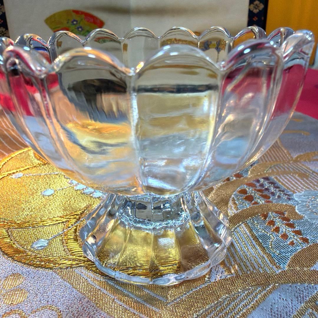 まま 金彩角皿　庫山窯羽子板皿　金銀ガラス製プレート16客 No.4-36