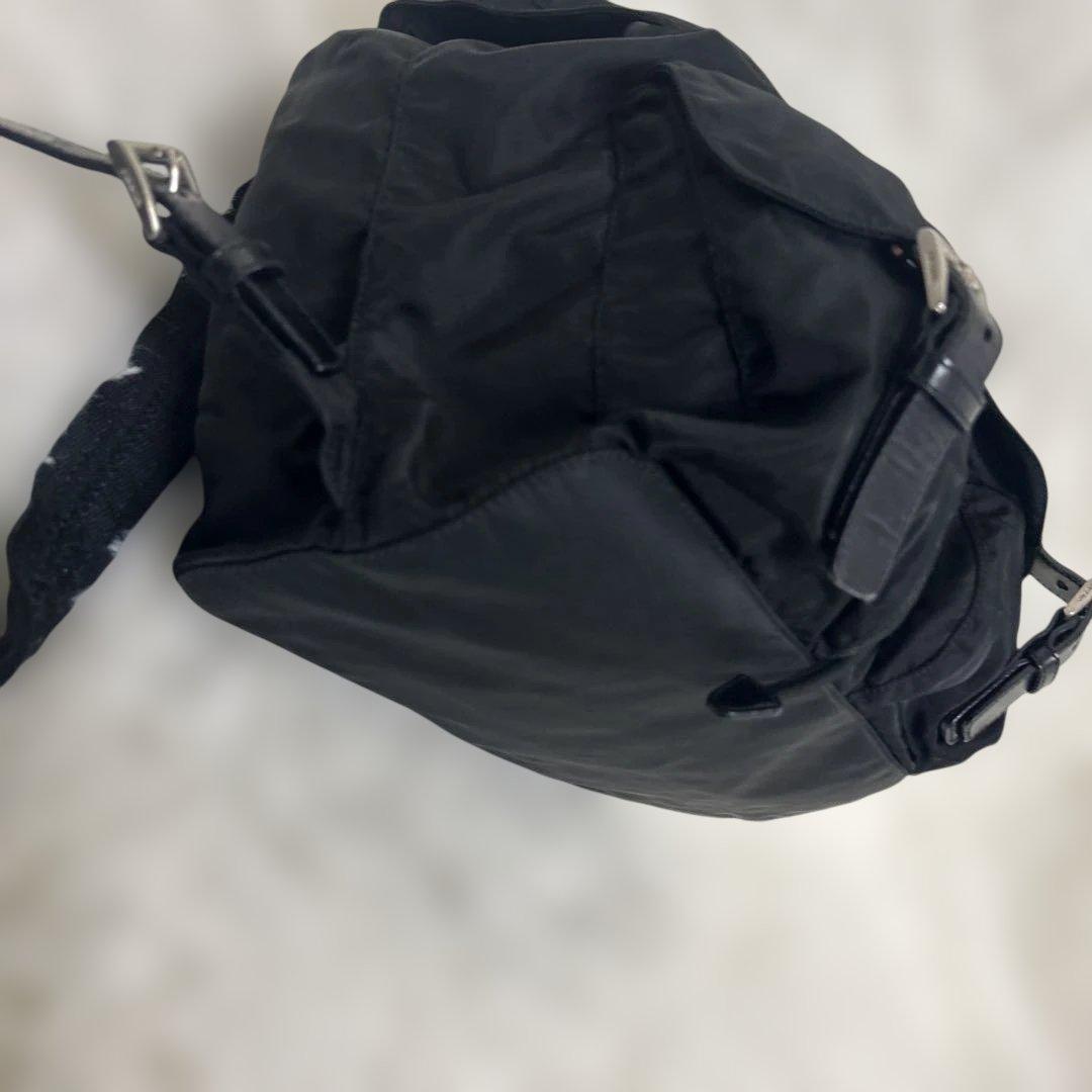 美品✨ お値下げ不可　プラダ PRADA ナイロン 黒 リュック 三角ロゴ