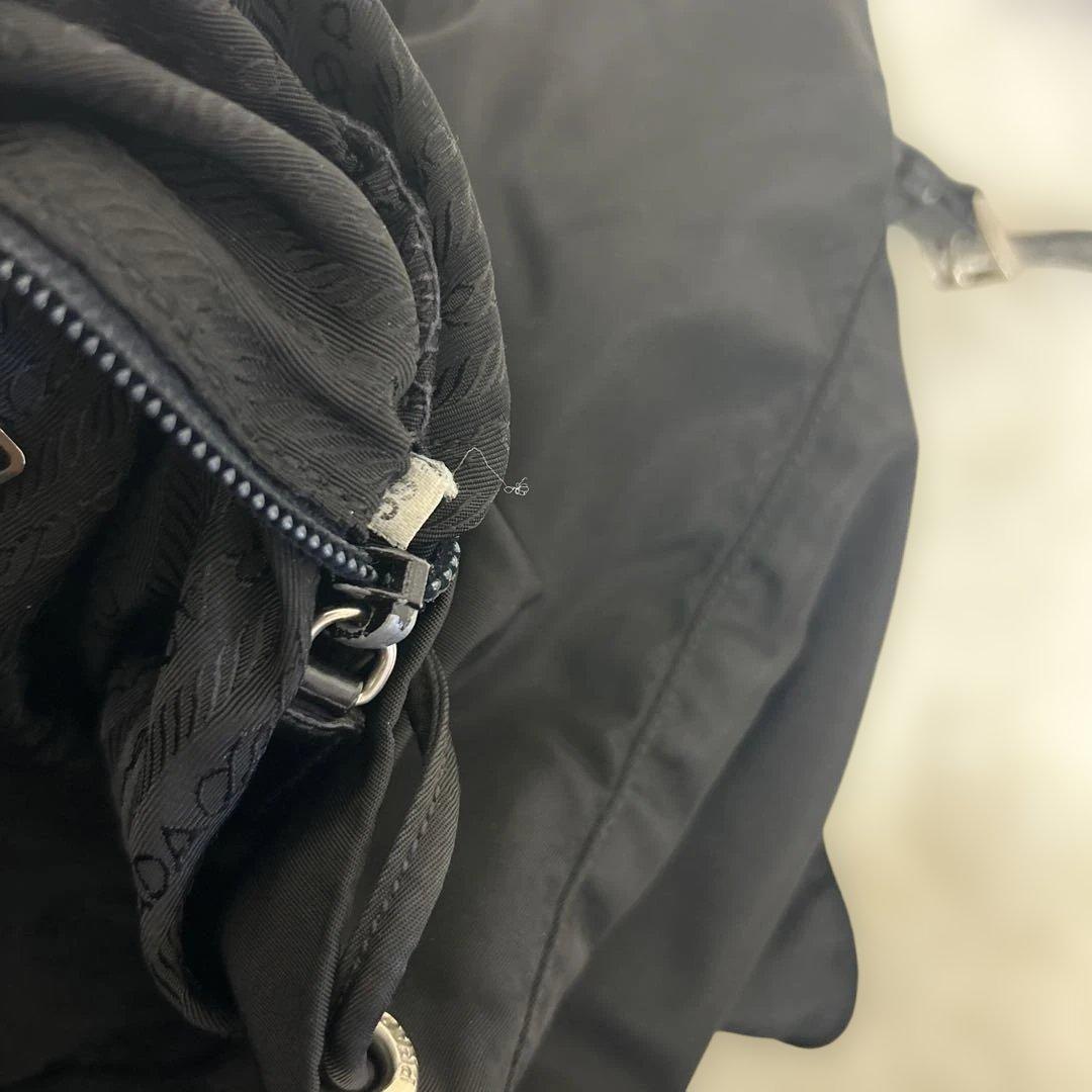 美品✨ お値下げ不可　プラダ PRADA ナイロン 黒 リュック 三角ロゴ