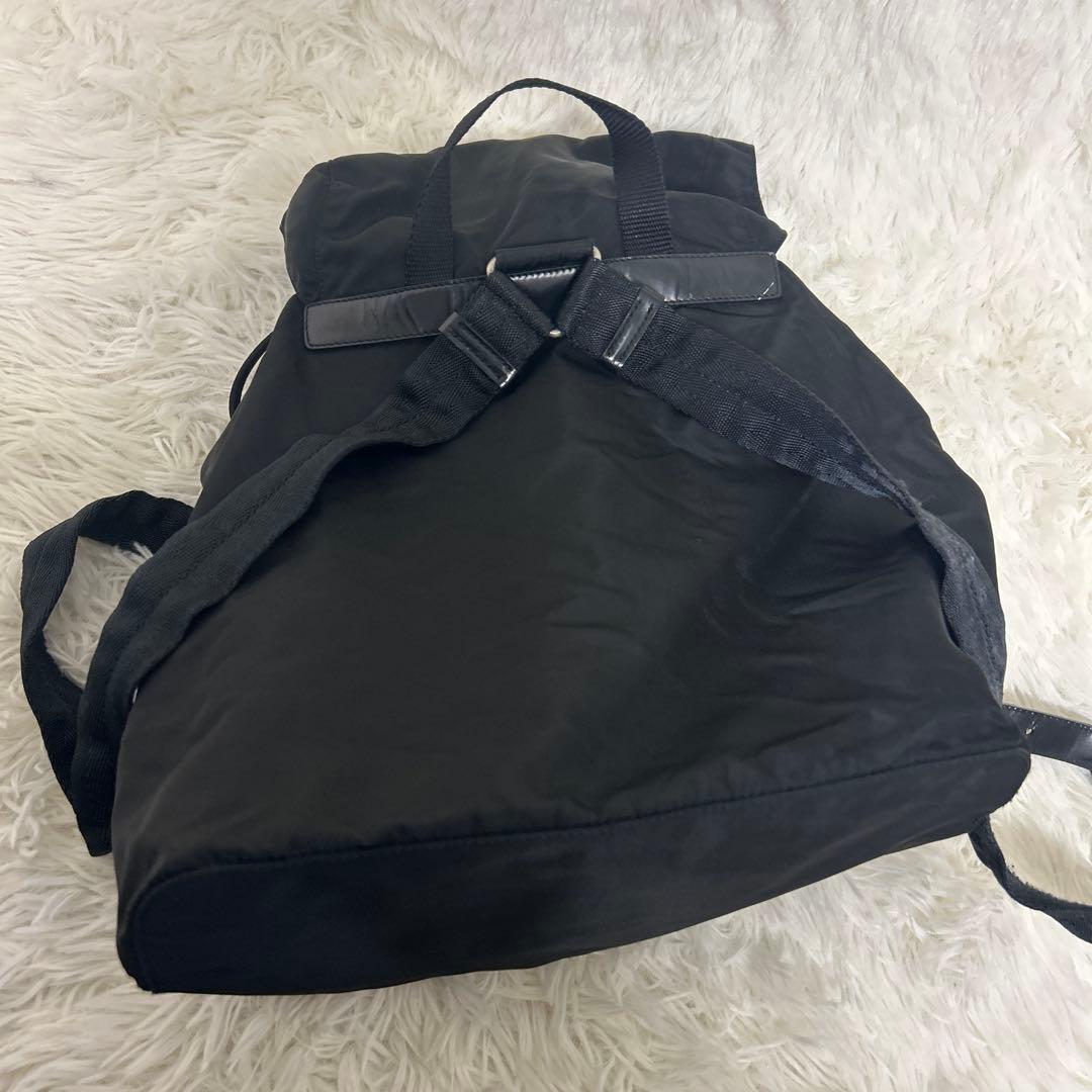 美品✨ お値下げ不可　プラダ PRADA ナイロン 黒 リュック 三角ロゴ