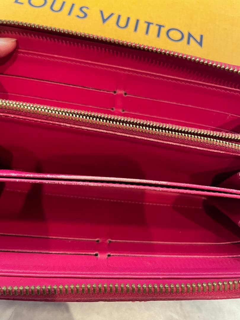 ルイヴィトン☆パテントレザーローズアンディアン長財布