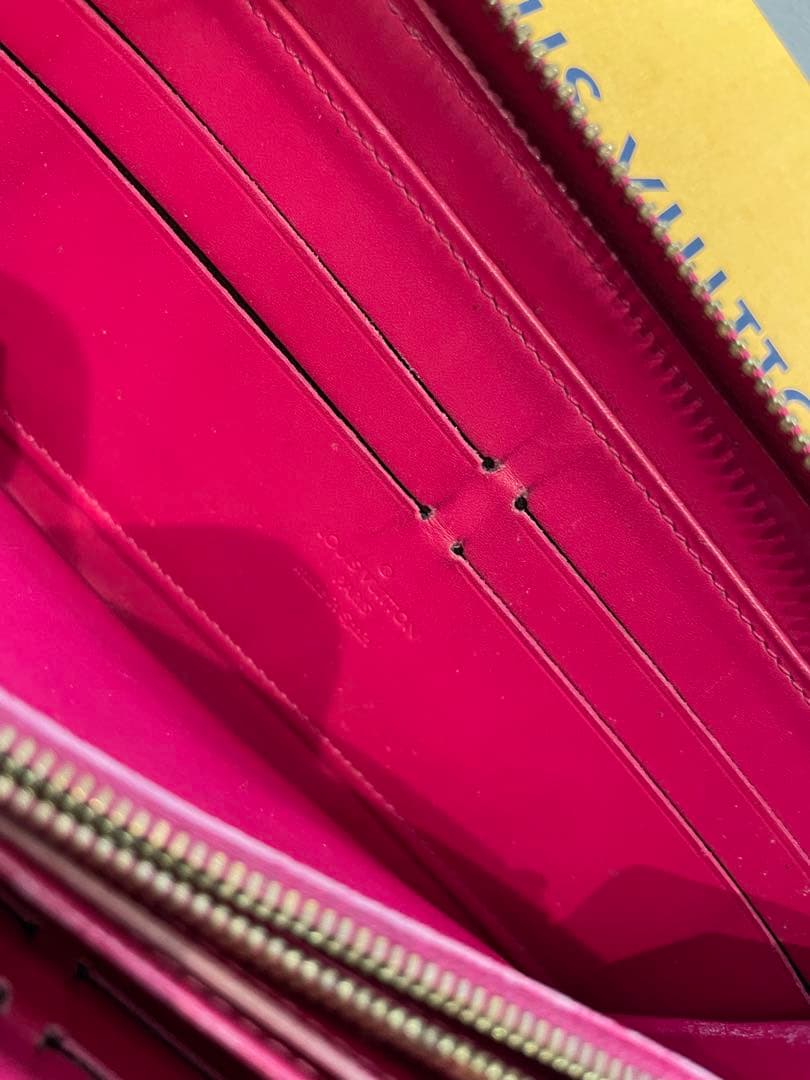 ルイヴィトン☆パテントレザーローズアンディアン長財布