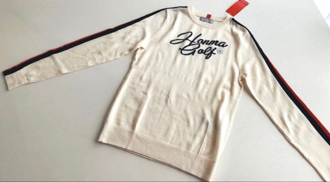【新品タグ付き】ホンマゴルフ　3点セット　セーター　スカート　ニーハイソックス