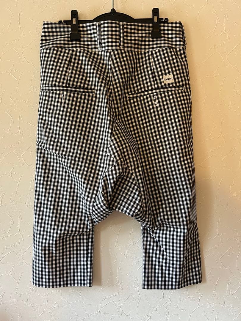 FUMITO GANRYUギンガムチェック サルエルパンツの通販はau PAY