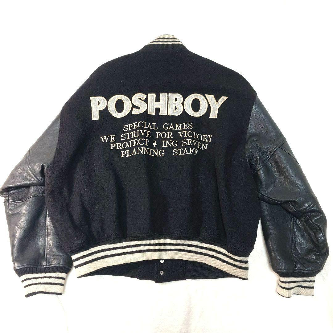 希少✨POSH BOY 80s 90s ヴィンテージ スタジャン オーバーサイズ