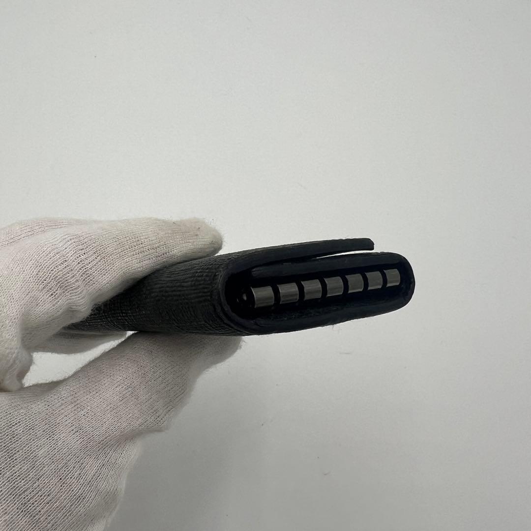 極美品 グッチ GGスプリーム PVC 6連 キーケース 138093 ブラック