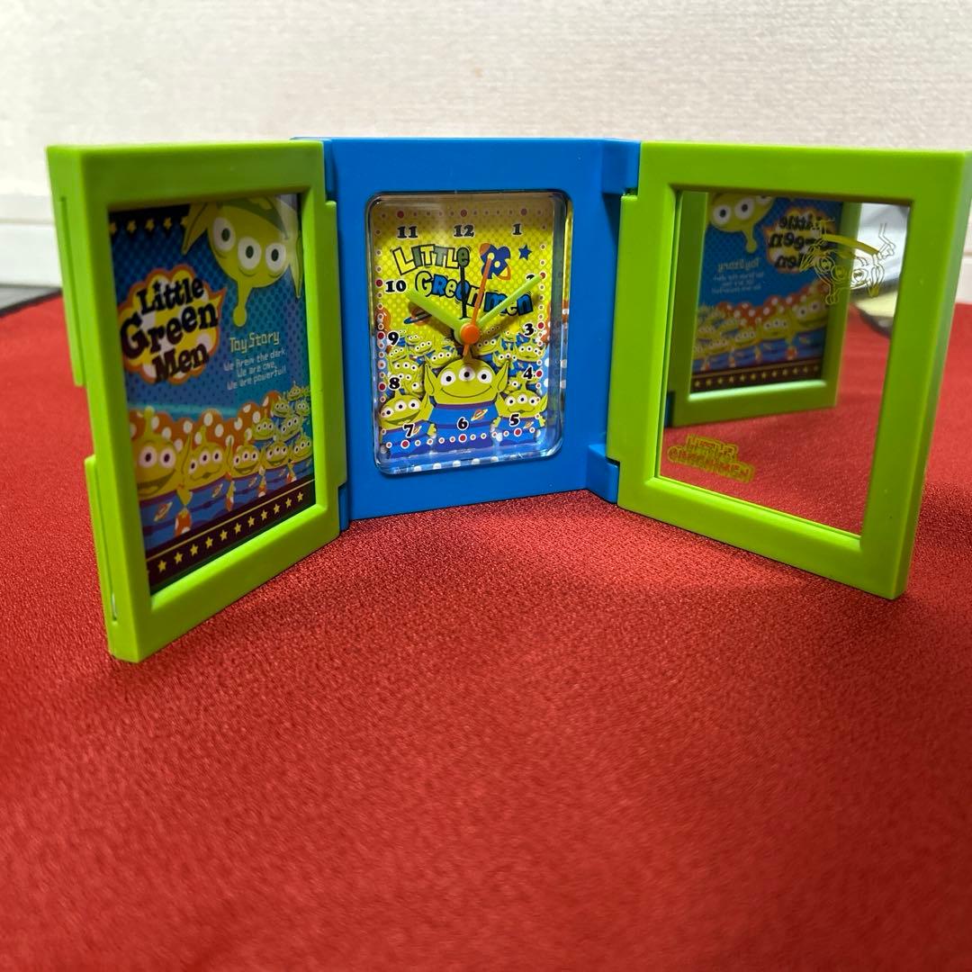 トイ・ストーリー リトルグリーンメン 時計 鏡 写真立て - メルカリ