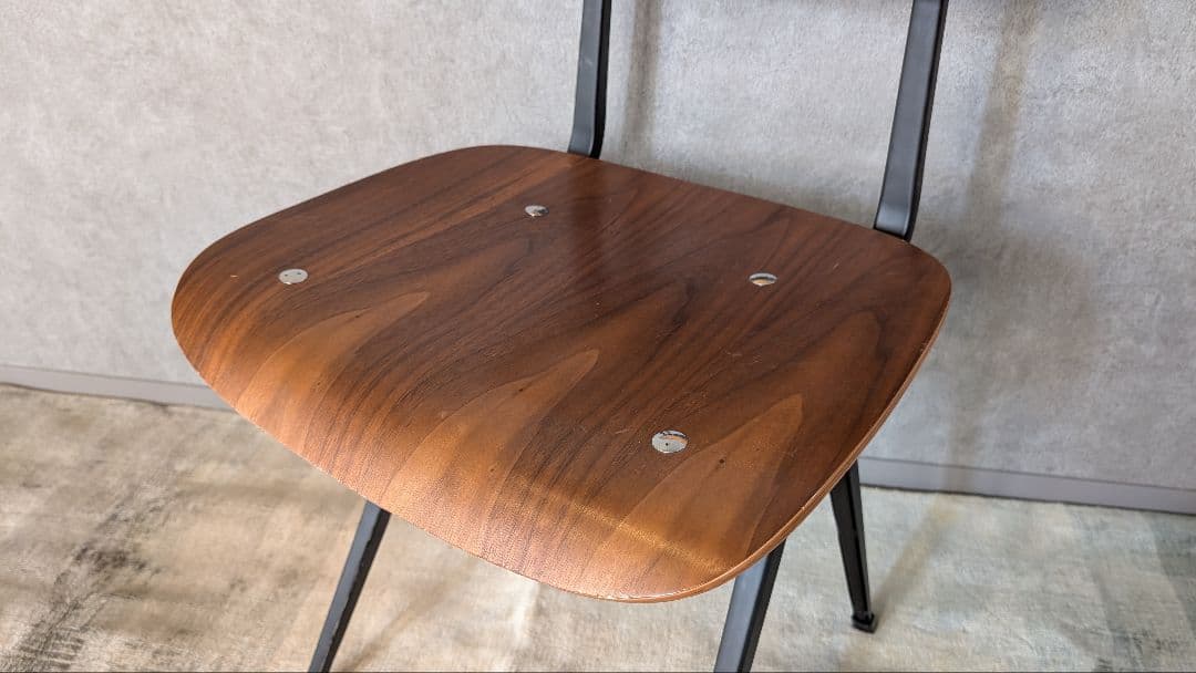 Northern Ohio Industrial コンパスレッグチェア 木製