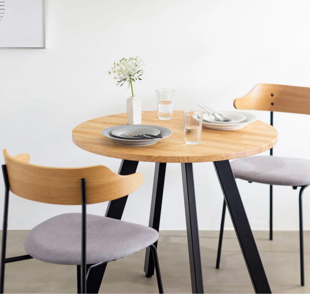 KANADEMONO カフェテーブル 天然木シリーズ