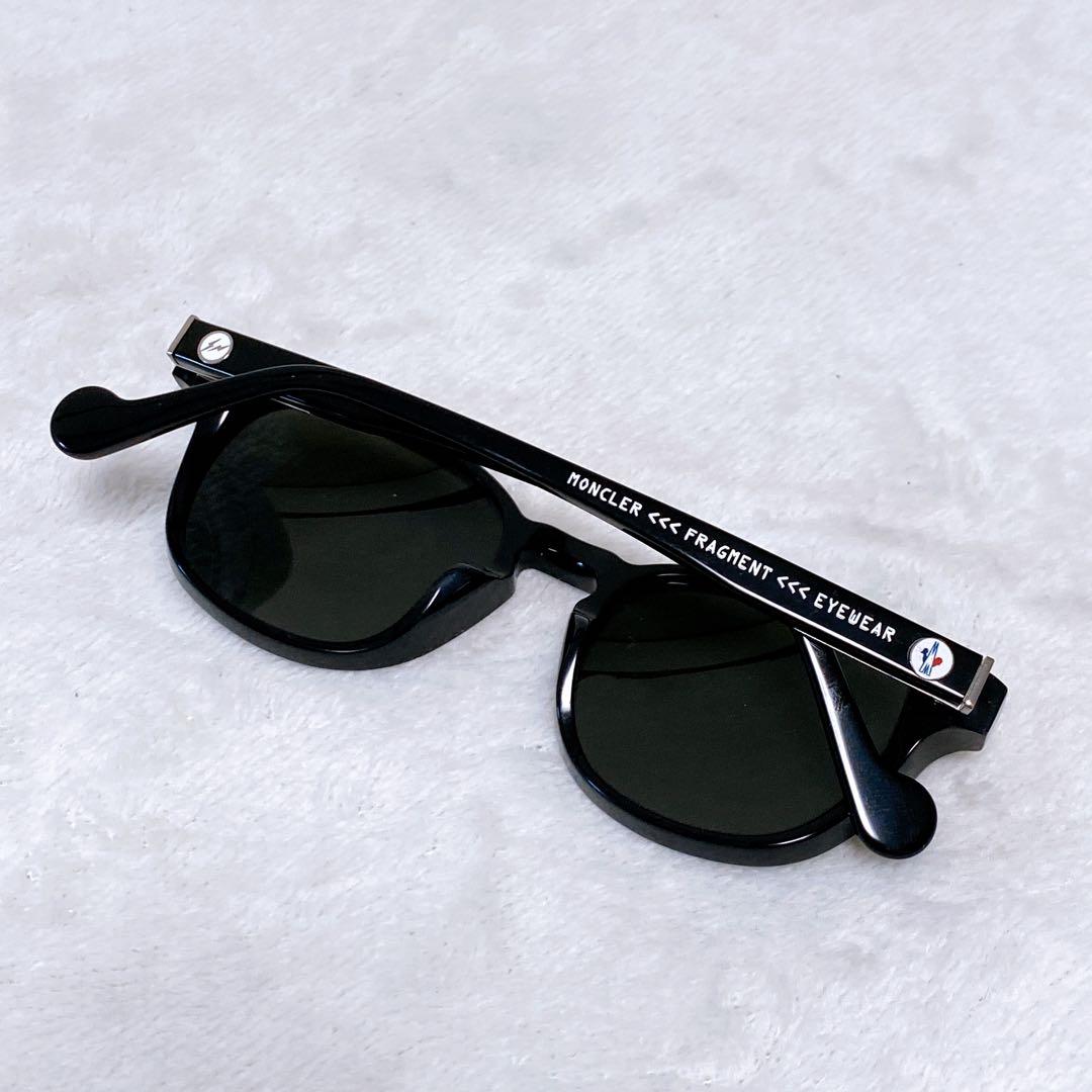 美品　モンクレール×フラグメント　コラボ　サングラス　ML0091-D　ブラック
